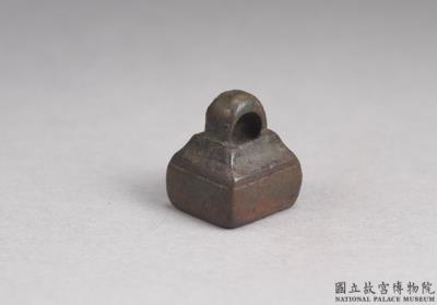 图片[2]-Bronze seal cast with “Sun zhe”, Warring States period (475-221 BCE)-China Archive